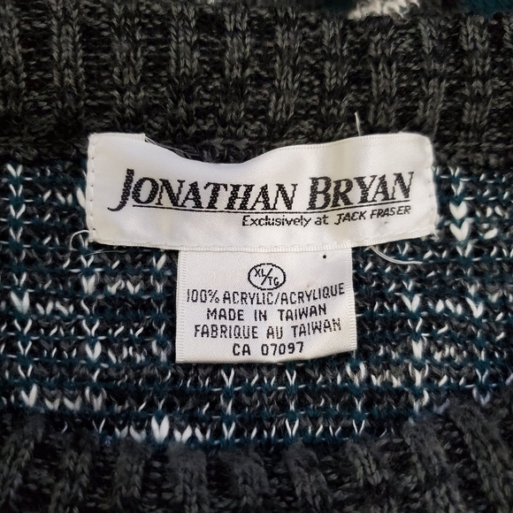 Vintage 90' Jack Fraser Knit Sweater XL - Picture 7 of 7